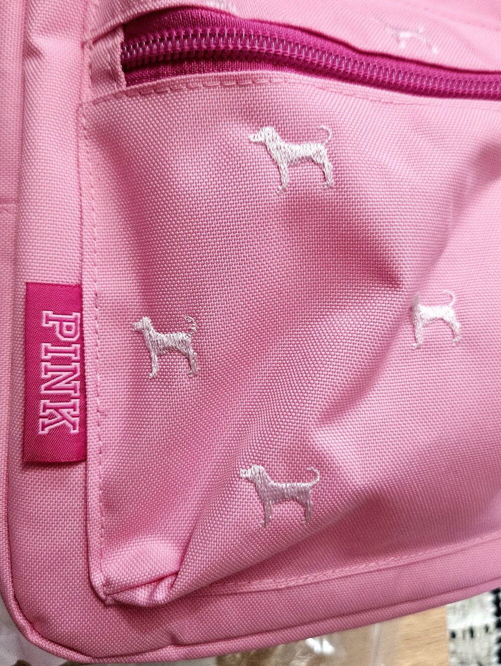 Jansport x PINK Victoria's Secret Limited PINK ICE DOG Big Break Lunch Bag NEW - Picture 3 of 6